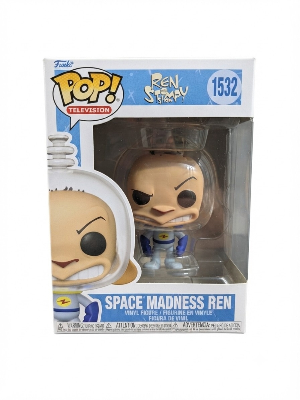 Space Madness Ren & Stimpy Funko Pop! #1532 Vinyl Figure NIB (Damaged Box)